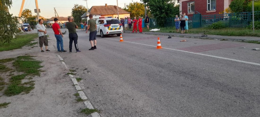 На Кіровоградщині п&#8217;яний водій на смерть збив велосипедиста. ФОТО. ВІДЕО