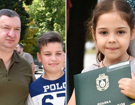 Діти, які збирали гроші на бронежилети, отримали відзнаки від голови Кіровоградської облради. ФОТО