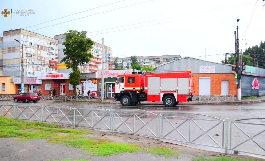 У Кропивницькому вітер звалив дерева на лінії електропередач та газопровід. ФОТО