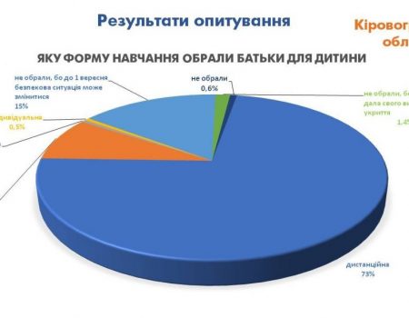 На Кіровоградщині більшість батьків надають перевагу дистанційній формі навчання дітей