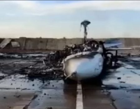 Командування повітряних сил ЗСУ повідомило про втрати росії під час вибухів поблизу Саків. ВІДЕО