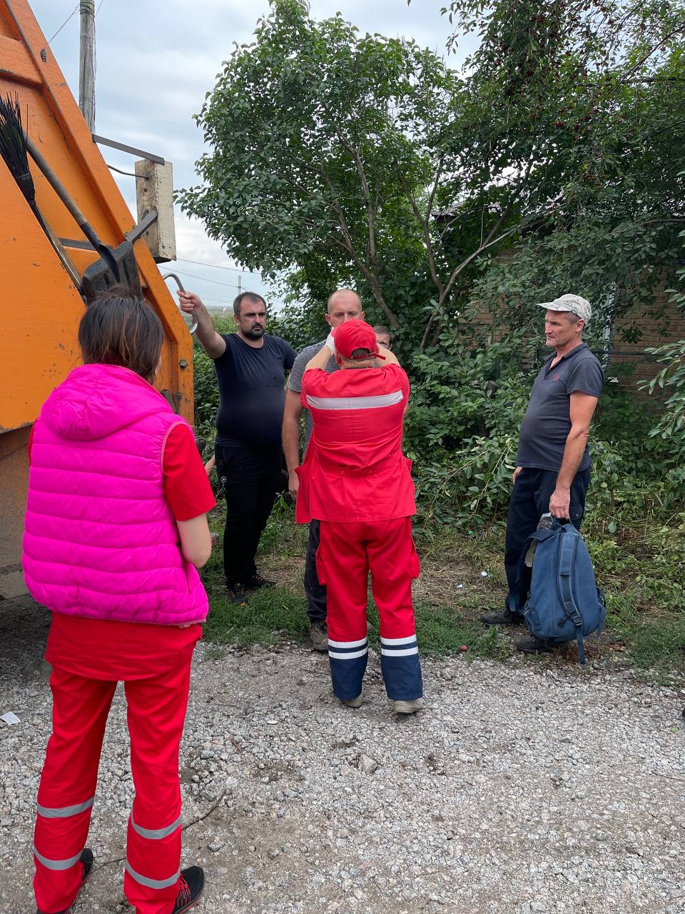 Житель Кропивницького напав на екіпаж сміттєвоза, один з потерпілих &#8211; в обласній лікарні. ФОТО