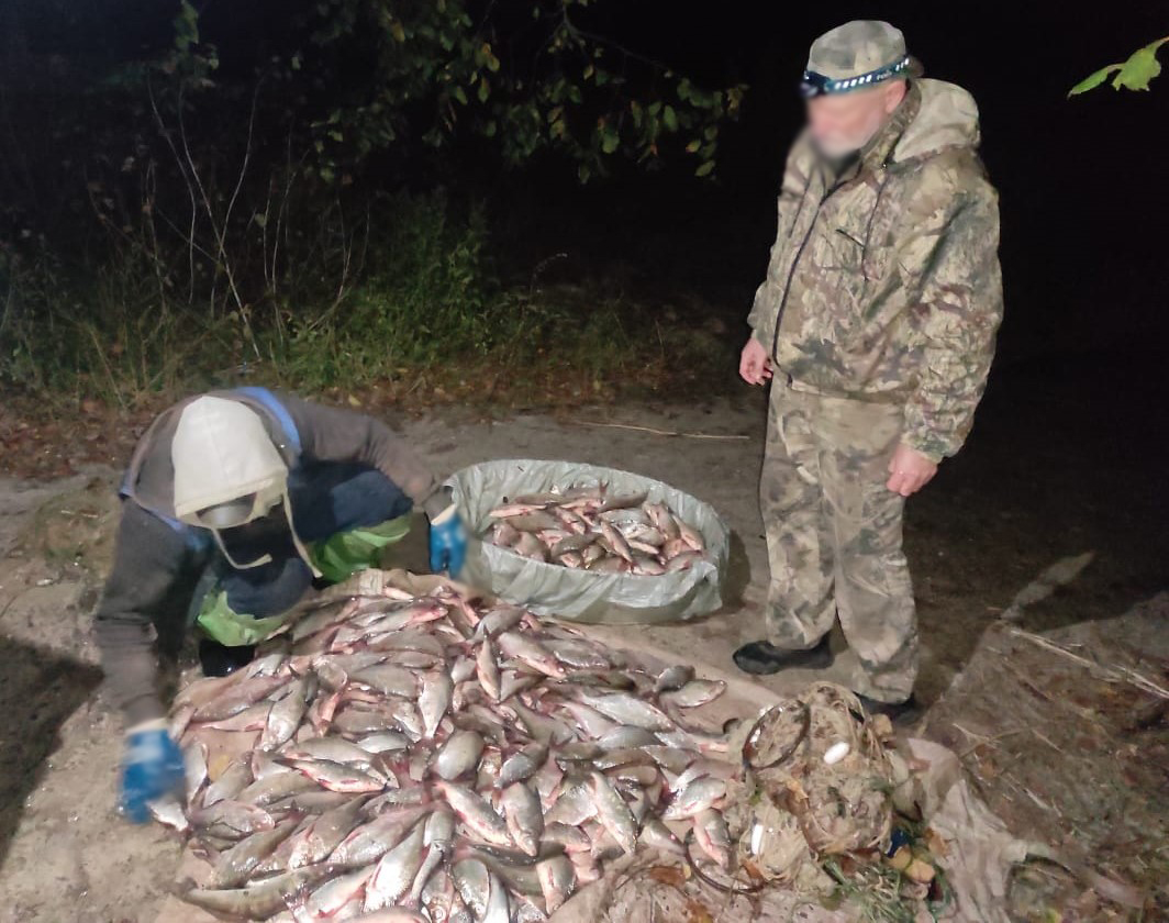 На Кіровоградщині у браконьєра вилучили риби на 600 тисяч гривень. ФОТО