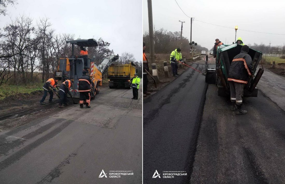 Дорожники проводять ямковий ремонт дороги Кропивницький – Нова Прага – Олександрія