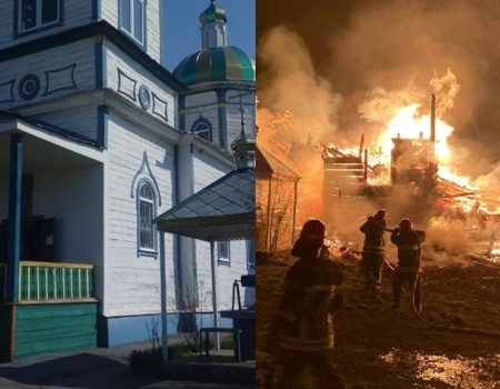 Поліція відкрила кримінальне провадження за фактом пожежі старовинного храму на Кіровоградщині