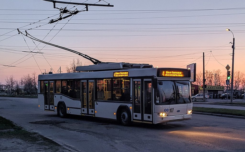 У Кропивницькому тимчасово внесли зміни до схеми руху трьох тролейбусних маршрутів