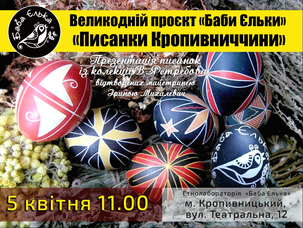 У Кропивницькому відбудеться презентація колекції традиційних писанок