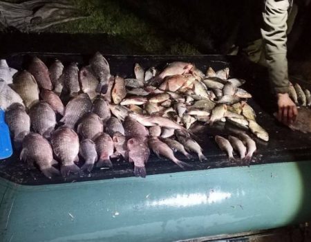 Поблизу Світловодська на Кіровоградщині затримали чергового браконьєра з 30 кг риби