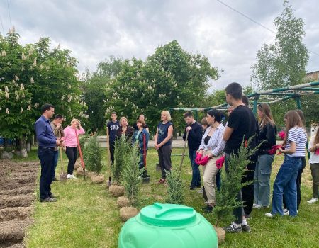 Замість кульок –  зелена алея: в Новгородці випускники започаткували екологічну ініціативу. ФОТО