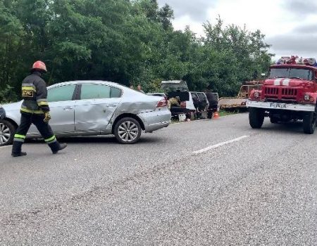 На Кіровоградщині три автівки злетіли в кювет, постраждав – винуватець ДТП. ФОТО