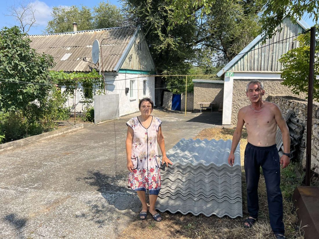 Дві громади на Кіровоградщині відновили три будинки у селі на Херсонщині. ФОТО
