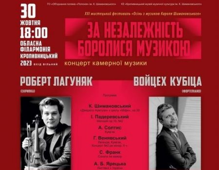 Відомі польські музиканти дадуть в Кропивницькому концерт на підтримку ЗСУ