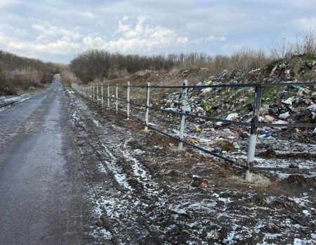 У селищі на Кіровоградщині вкрали паркан, яким обгородили сміттєзвалище. ФОТО