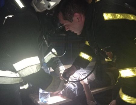 Під час пожежі в п’ятиповерхівці на Кіровоградщині врятували двох людей. ФОТО