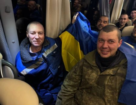 В Україну з російського полону повернули 187 воїнів та двох цивільних