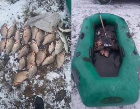 Збитків на 40 тисяч гривень: на Кіровоградщині затримали чоловіка за незаконний вилов риби