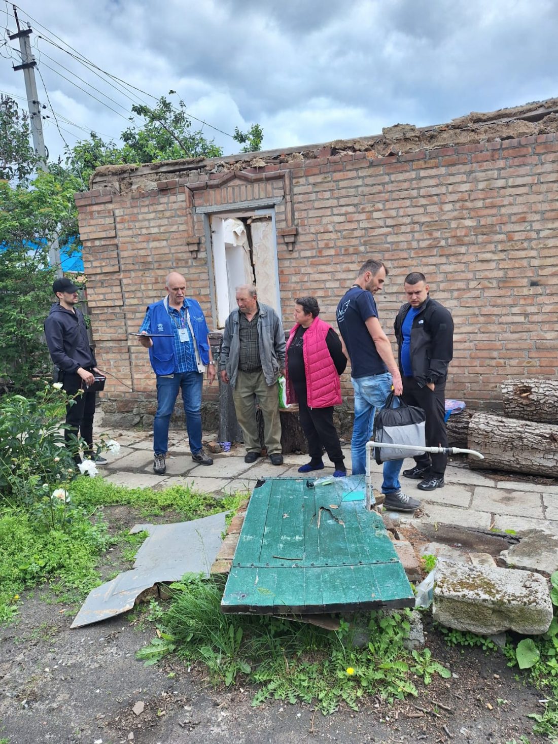 Зруйнований будинок після дронової атаки в Кропивницькому