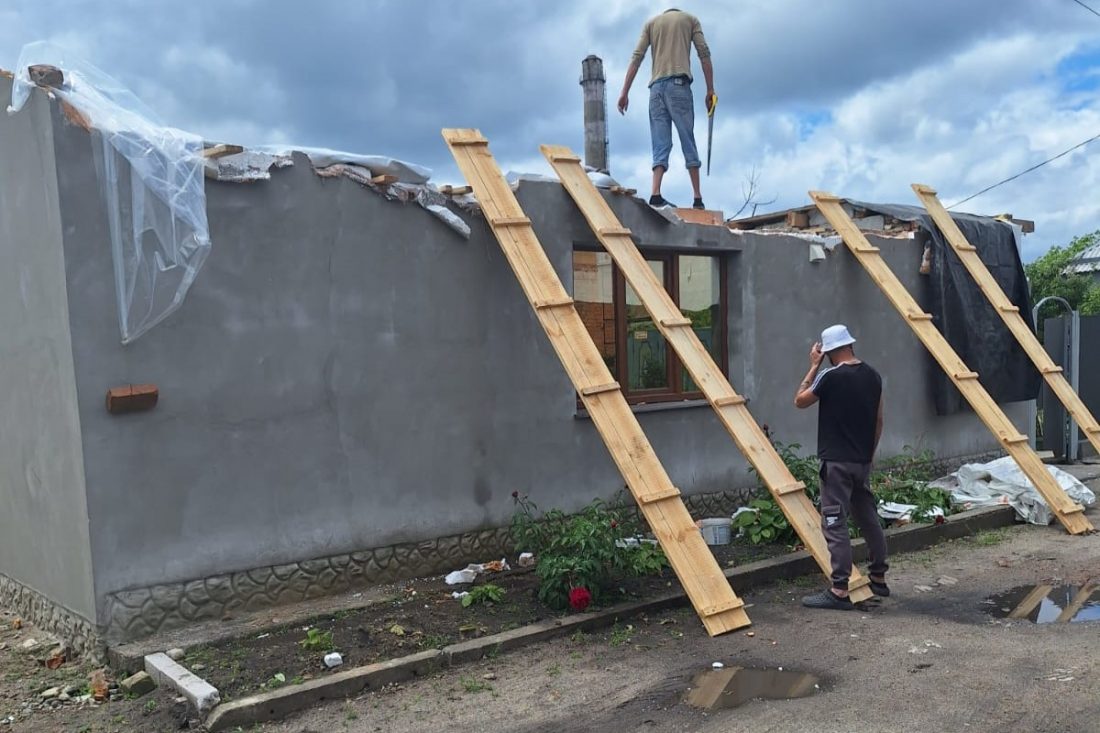 Місце встановлення модульного житла для постраждалих мешканців